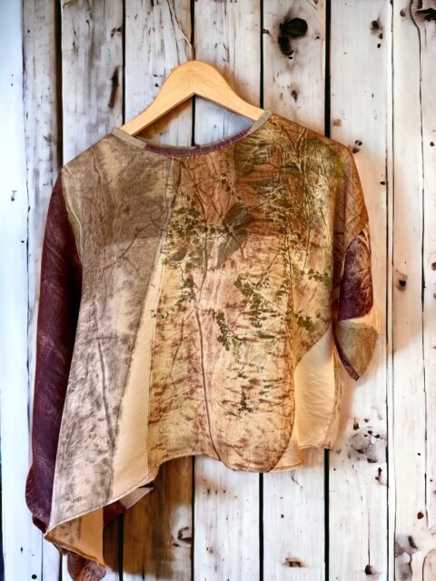 Blusa de seda pura Encantada