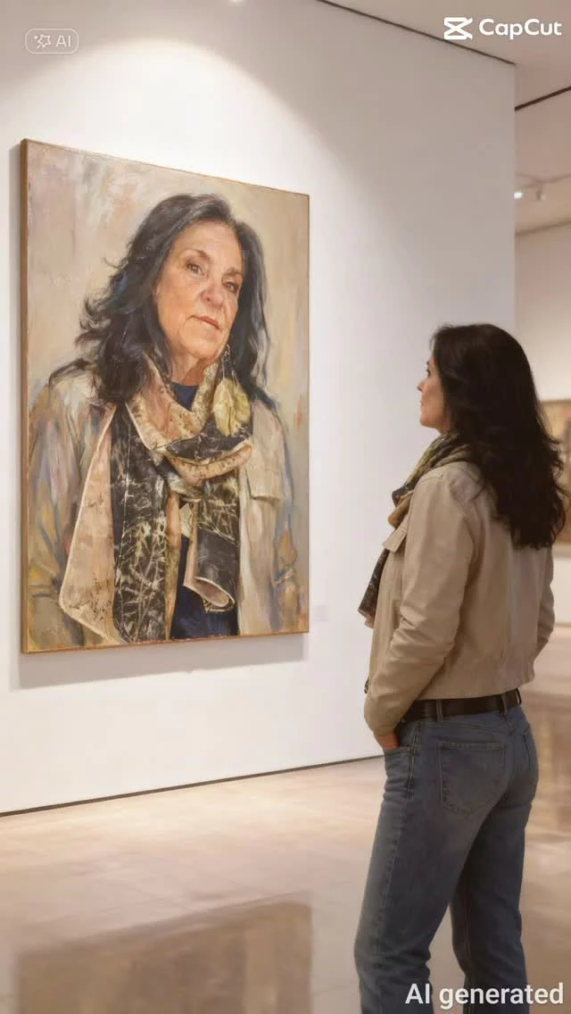 Eu ouso. Eu inspiro.
Ela entra na galeria.  O retrato a encara — e não é coincidência, a mulher na tela é ela.
Mas não a de ontem.
É a que ousou deixar a natureza desenhar sua história.
Cada folha impressa é um “eu ouso” perpetuado na seda.
Única. Sem repetição. Sem fábrica.
Só mãos, paciência e o pulso da natureza.
A visitante para.
Toca o próprio pescoço.
Sente o mesmo sussurro:
“Se ela ousou ser arte, eu também posso.”
Eu ouso escolher o que ninguém repete.
Eu ouso carregar a natureza comigo .
Eu ouso ser a inspiração que para o tempo.
E você?
Vai ousar?
👉 Bio: sua echarpe Ecoprint te espera.
Porque quem ousa com folhas, inspira o mundo.
#EuOuso #EuInspiro #Ecoprint #Artesanal #FeitoComCoragem